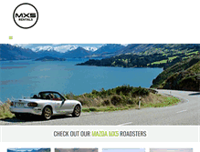 Tablet Screenshot of mx5rentals.com